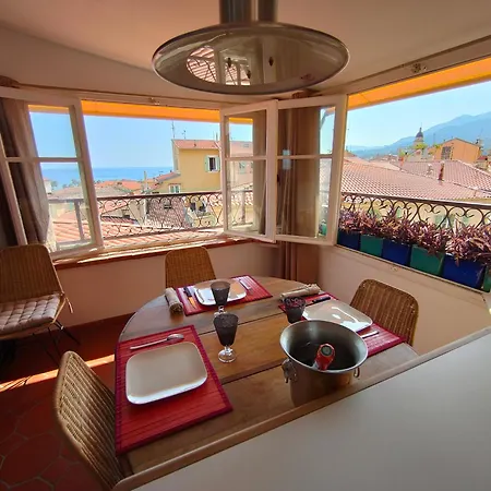 Historic Duplex With Sea View Old Town Mentone